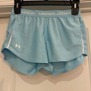 Under Armour Women's Sky Blue Athletic Shorts